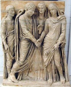 ancient Roman Wedding betrothal.jg